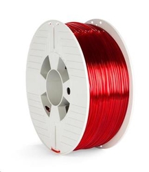 VERBATIM 3D Printer Filament PET-G 2.85mm ,123m, 1000g red transparent 