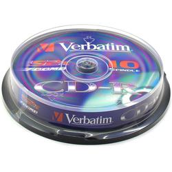 Verbatim CD-R 700MB/80MIN 48x cake 10 ks