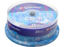 Verbatim CD-R 700MB/80MIN 52x EXTRA PROTECTION 25-SPINDL