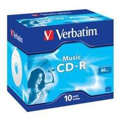Verbatim CD-R Live it! 80MIN AUDIO 10-PACK