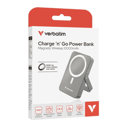Verbatim Charge 'n' Go, 10 000mAh šedá