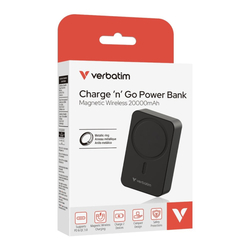 Verbatim Charge 'n' Go Essentials, 20 000mAh černá