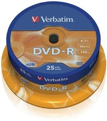 Verbatim DVD-R  4,7GB 16x cake (25 ks)