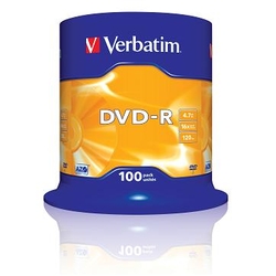 Verbatim DVD-R 4,7GB 16x SPINDL (100pack)