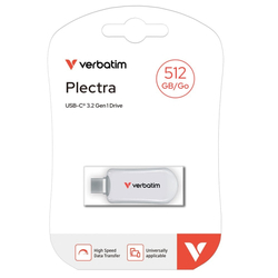 Verbatim Plectra 512GB bílá