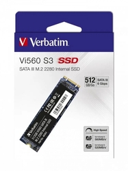 VERBATIM SSD Vi560 S3 M.2 512GB SATA III, W 560/ R 520MB/s