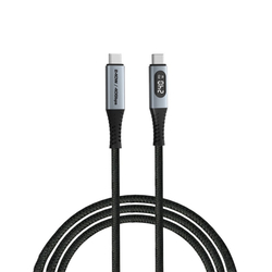 Verbatim USB-C->C kabel Sync & Charge s ukazatelem napájení 240W černý