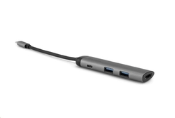 VERBATIM USB-C Multiport HUB, 2x USB 3.0, 1x USB-C, HDMI, šedá dokovací stanice