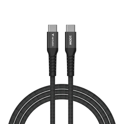 Verbatim USB kabel USB C samec - USB C samec, 100W, 1.2m, magnetický, černý, box, 31863