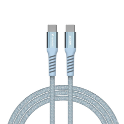 Verbatim USB kabel USB C samec - USB C samec, 100W, 1.2m, magnetický, modrý, box, 31856