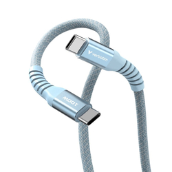 Verbatim USB kabel USB C samec - USB C samec, 100W, 1.2m, magnetický, modrý, box, 31856