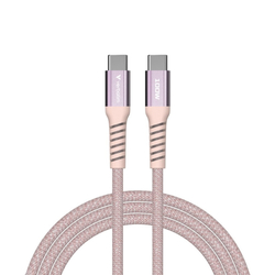 Verbatim USB kabel USB C samec - USB C samec, 100W, 1.2m, magnetický, růžový, box, 31857