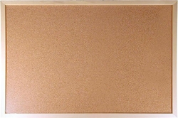 VICTORIA Korková tabule, 40x60cm, dřevěný rám