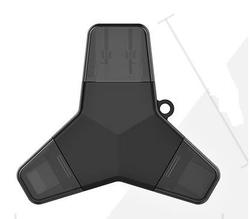 Viking USB Flash disk 3.0 4v1 s koncovkou Lightning/Micro USB/USB/USB-C, 128 GB, černá