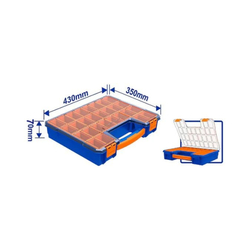 Wadfow Organizér plastový 430x350x70mm 16.5"