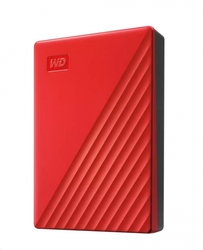 WD My Passport Portable 4TB červený