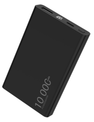 WG - Power Bank 10000 mAh,  USB-C PD 20W + USB-A 22.5W, černá