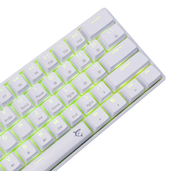 White Shark SHINOBI 2, bílá (US + modré switche)