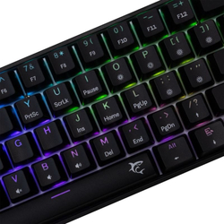 White Shark SHINOBI 2, černá (US + modré switche)