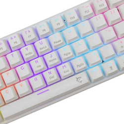 White Shark WAKIZASHI 2, bílá (US + modré switche)