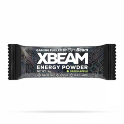 XBEAM vzorek Energy Powder 9 g - zelené jablko