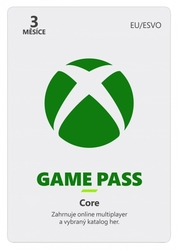 XBOX - Game Pass Core - předplatné na 3 měsíce (EuroZone)