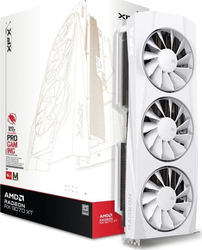 XFX Quicksilver AMD Radeon RX 9070 XT White Magnetic Air