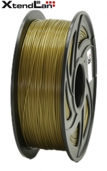 XtendLAN PLA filament 1,75mm bronzové barvy 1kg