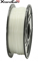 XtendLAN PLA filament 1,75mm průhledný bílý/natural 1kg