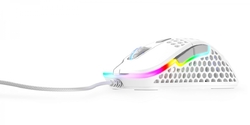 XTRFY Gaming Mouse M4 RGB, bílá