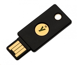 YubiKey 5 NFC - USB-A, klíč/token s vícefaktorovou autentizaci, podpora Smart Card (2FA)