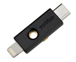 YubiKey 5Ci - USB-C, Lightning, klíč/token s vícefaktorovou autentizaci, podpora Smart Card (2FA)