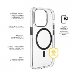 Zadní kryt FIXED MagPurity s podporou Magsafe pro Apple iPhone 14 Pro, čirý