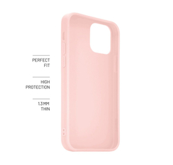 Zadní pogumovaný kryt FIXED Story pro Apple iPhone 14 Pro Max, růžový