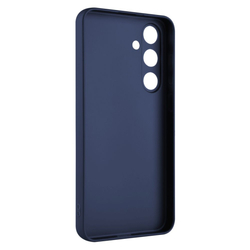 Zadní pogumovaný kryt FIXED Story pro Samsung Galaxy S24+, modrý