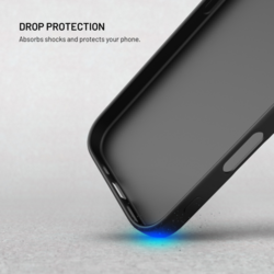 Zadní pogumovaný kryt FIXED Story pro Xiaomi 15T, černý
