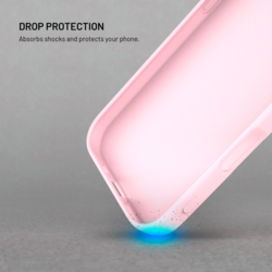Zadní pogumovaný kryt FIXED Story pro Xiaomi 17, růžový
