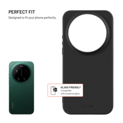Zadní pogumovaný kryt FIXED Story pro Xiaomi 17 Ultra, černý