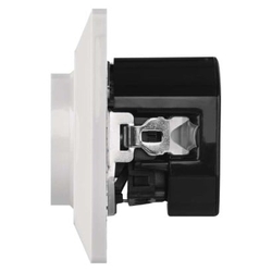 Zásuvka s USB 2,1A max., bílá