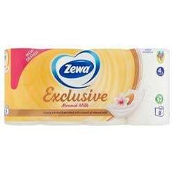ZEWA Toaletní papír "Exclusive", 4vrstvý, 8 rolí, almond milk