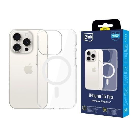3mk EverClear MagCase iPhone 15 Pro