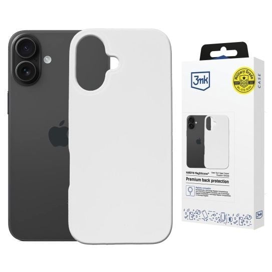 3mk HARDY MagSilicone iPhone 16 White