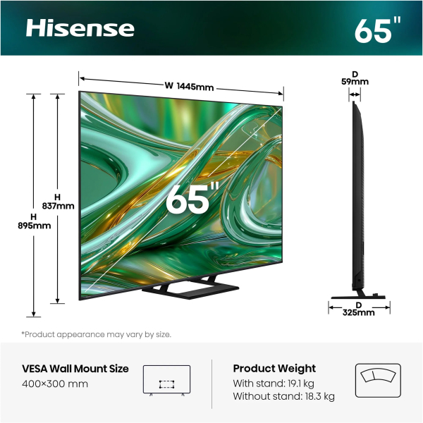 65" HISENSE 65E8S (2026)