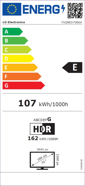 75" LG 75QNED70B6A (2026)
