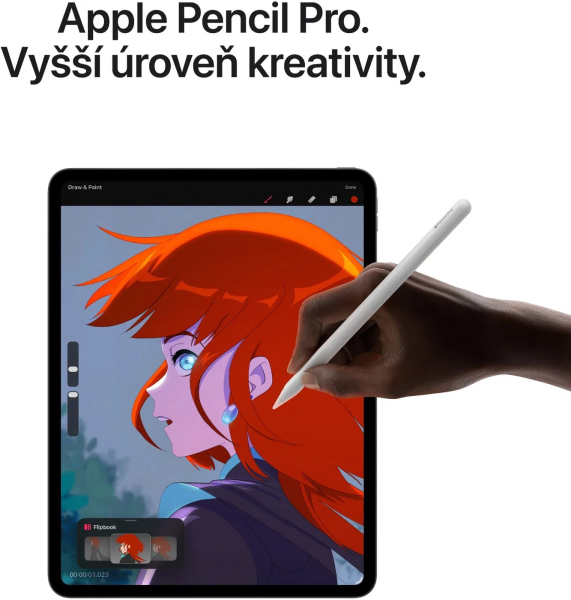 Apple iPad Pro M5 13" Wi-Fi + Cellular 2TB s nanotexturou, Vesmírně černá