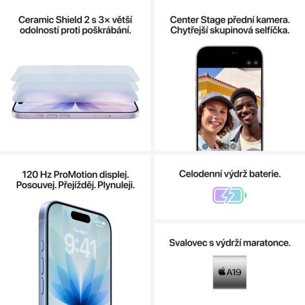 Apple iPhone 17 512GB fialová
