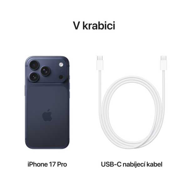 Apple iPhone 17 Pro 1TB temně modrá