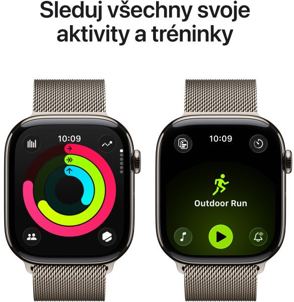 Apple Watch Series 11 GPS + Cellular 42mm Titanium Case Milanese Loop
