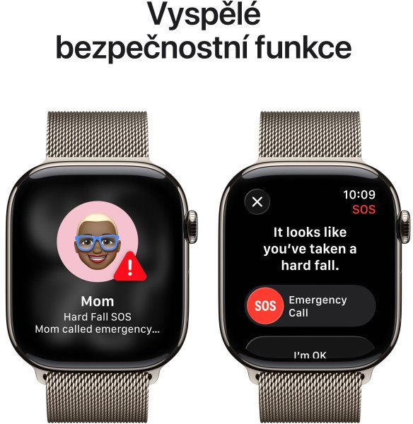 Apple Watch Series 11 GPS + Cellular 46mm Titanium + Milanese Loop - S/M
