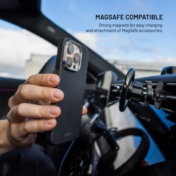 Aramidový zadní kryt FIXED MagVelar s podporou Magsafe pro Samsung Galaxy S26 Ultra, černý